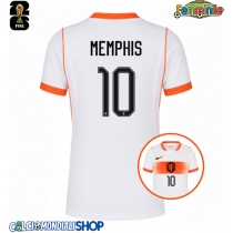 Maglie da calcio Paesi Bassi Memphis Depay #10 Seconda Maglia Femminile Mondiali 2026  Manica Corta
